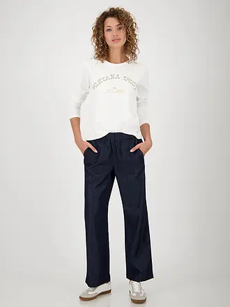 MONARI | T-shirt à manches longues | weiss